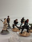 Disney Infinity Star Wars Lot 10 Figures   Power Discs Jedi Sith Rey Yoda Kylo