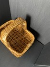Small Wicker Gathering Basket Vintage 