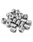 Qwork Stainless Steel Threaded Insert For Hard-wood  1 4-20 1 4 -20  20 Pack