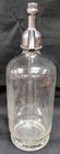 Vintage Glass Seltzer Bottle B  Malina New York 
