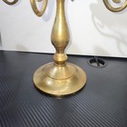 Vintage Large Brass 9 Candle 9 Arm Candle Holder