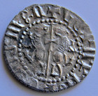 Cilicia-armenia cilician Armenian King Levon  1198-1218  Silver Coin Tram royal