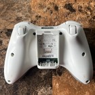 Microsoft Xbox 360 Wireless Controller White Tested Works No Battery Cover Read