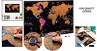 Deluxe 28x17 Scratch Off World Map   Accessories     Perfect For Travelers