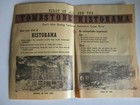 Tombstone Arizona Historama Brochure Vincent Price Roadside Stop