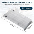 For Attwood Sp-15100 Boat Seat Mounting Plate Boat Seat Mount Plate For Jon B   