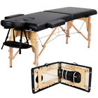Portable Massage Table Adjustable Facial Salon Bed 2 Fold Tattoo Lash Table Bed