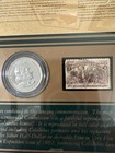 500th Anniversary Christopher Framed Coin  Stamp And Maps- Authorized By G Of Sp