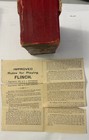 Vintage 1903 Flinch-acme Of Parlor Games  Original Box  Rules  Cards