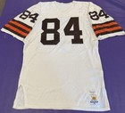 Cleveland Browns Webster Slaughter Sand Knit Durene Game Used  Jersey 44 Signed