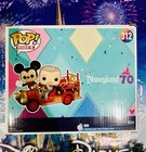 Disneyland 70th Anniversary Funko Pop Mickey Mouse   Walt On Fire Engine Nib