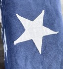 Original 5   x8    48 Star American Flag Cotton Bunting Sewn Stars Wwii Fast Color