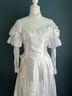 Magnificent Ilgwu Vintage Wedding Dress Sz S