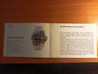 Rolex Gmt-master Vintage 1972 Booklet German No  572-7-21244