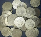 A  lot Of 10  Eisenhower  ike  Dollar U s  Mint Coins Average Circulated 