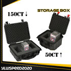 50ct 150ct Weatherproof Graded Card Storage Box Case Slab Holder   Protector New