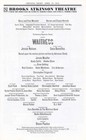 Jessie Mueller  waitress  Sara Bareilles 2016 Broadway Opening Night Playbill