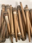 Wood Bobbins Spools Wooden Industrial Style Spindles 8 75  Wooden Quills Lot-30 