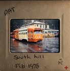 Vtg 1978 Train Slide 1722 Trolley Streetcar Pat South Hill Pittsburgh Pa X4c196