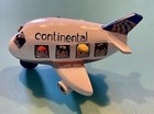 Continental Airlines Hand Painted Ceramic Plane