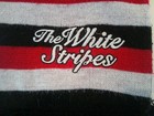 The White Stripes Impossibly Rare Offical Embroidered Scarf   Jack Meg Third Man