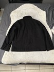 Calvin Klein Mens Black Full Zip Wool Blend Lined Size Medium