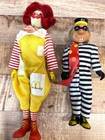 Vintage Ronald Mcdonald   Hamburglar 1970s Dolls 10  Articulated Figures By Mcdo
