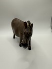 Vintage Handcarved Wooden African Safari Zebra Folk Art Figure   5 5    Figurine
