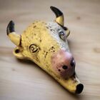 Buffalo Bottle Opener Cast Iron Wall Mounted With Painted Antique Finish