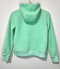 Athleta Girl So Snug Sherpa Hoodie L 12 Bluegrass Mint Thumb Holes Pockets