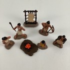 Safari Powhatan Indians Toob Action Figures Lot Warrior Pocahontas Hunter Hide