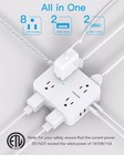 Surge Protector Power Strip - Hanycony 8 Outlets 4 Usb  2 Usb C  Charging Ports