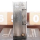 Dunhill Lighter Silver Stripe Pattern_ultrasonically Cleaned_working