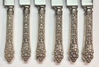 Gorham Medici Old Sterling Silver Regular Knives - Set Of 6  8 5 8   C 1880