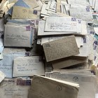Vintage Wwii Ww2 Lot 450  Love Letters 1940s Air Mail To   From Wife Husband