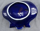 Antique Souvenir Porcelain Cobalt Blue Germany Convention Center Kansas City Ks
