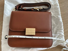 Nwt Frame Mini Le Signature Leather Purse Tobacco