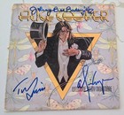 3x Alice Cooper Signed Record Album Welcome To My Nightmare Auto Jsa Coa Cr92998
