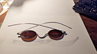 Pair Antique Civil War Sharp Shooters Frosted Eyeglasses