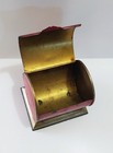 Vintage Barrel Shaped Cigarette Dispenser Match Dispenser Made Of Tin Red Brass 