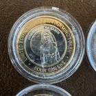 4 Queens Silver Strike Clad Lot Man Vices Wine Horses Cards  10