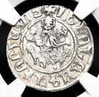 Crusaders  Cilician Armenia  Levon I  1198-1219  Silver Tram  Ngc Au Details