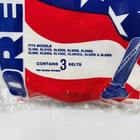 Oreck Pack Of 3 Genuine Upright Vacuum Cleaner Belts Part  010-0804 New Original