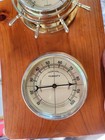 Vintage Sunbeam 3 Gauge Nautical Weather Station Temperature Humidity Barometer