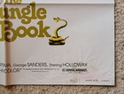 Vintage 1978 Walt Disney The Jungle Book One Sheet Movie Poster