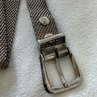 Vtg Belt Metal Mesh Women s Silver Tone 38 Inches