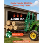 Uimoso Pallet Fork Frame 4000 Lbs Skid Steer Attachment For John Deere Loader