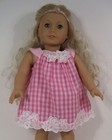 2 Dresses Uget Both Pink Blue Sun Dress Doll Clothes For 18 American Girl  debs 