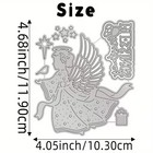 Christmas Angel Stars Word Blessings Metal Craft Stencil Die Cut  Cutting Dies