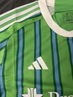 24-25 Adidas Mens Seattle Sounders Authentic Version Home Soccer Jersey Medium M